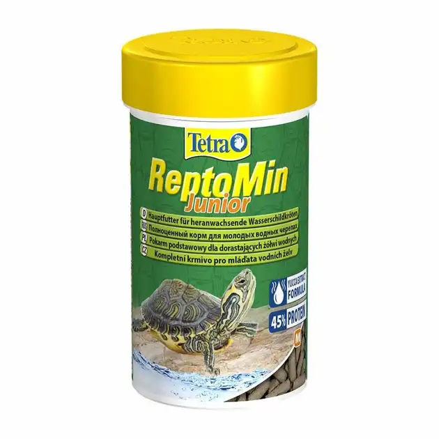 Tetra ReptoMin Junior - основний корм для молодих черепах, палички