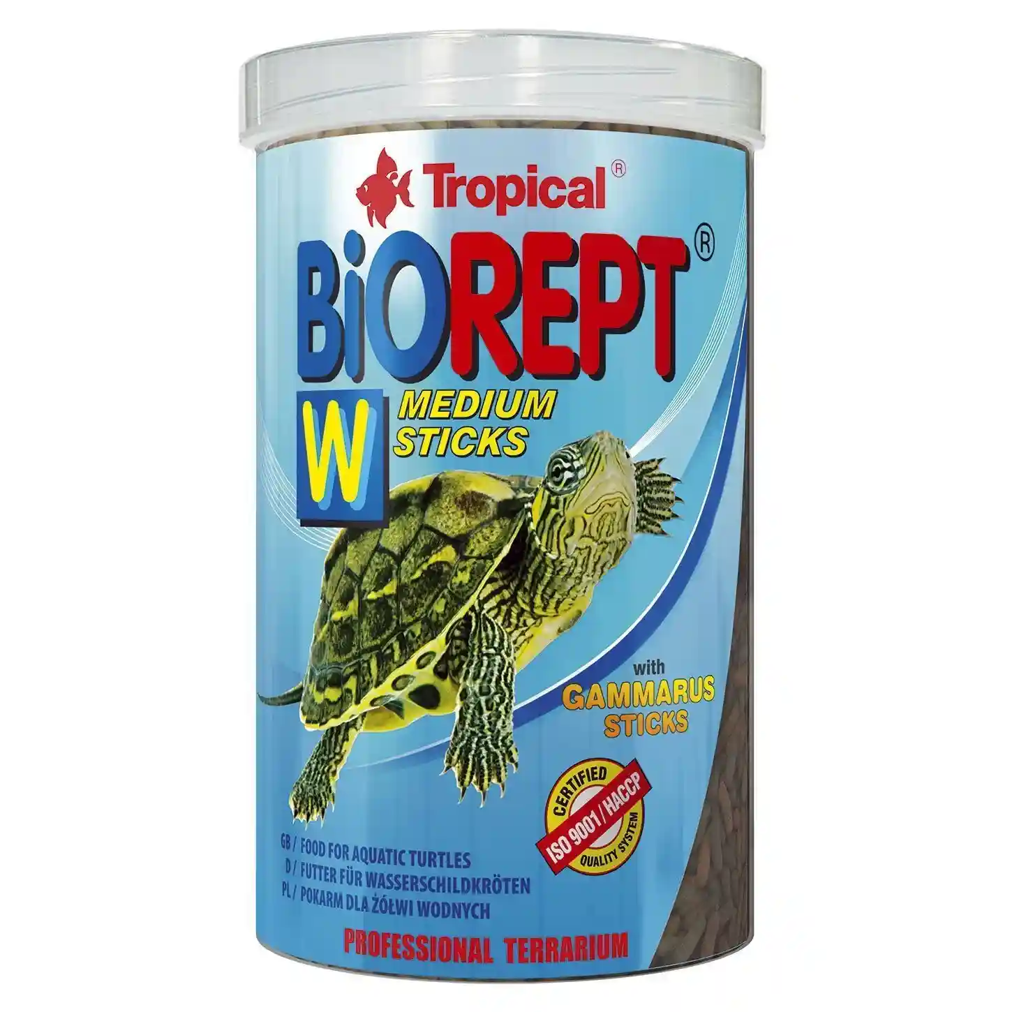 Tropical Biorept W - основний корм для водоплавних черепах, палички
