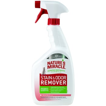 Natures Miracle Cat Stain & Odor Remover, спрей з ароматом дині