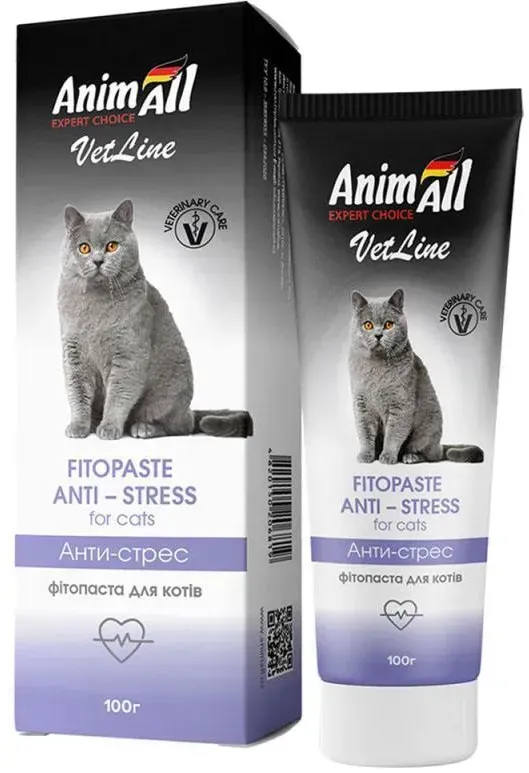 AnimAll VetLine Фітопаста антистрес для котів