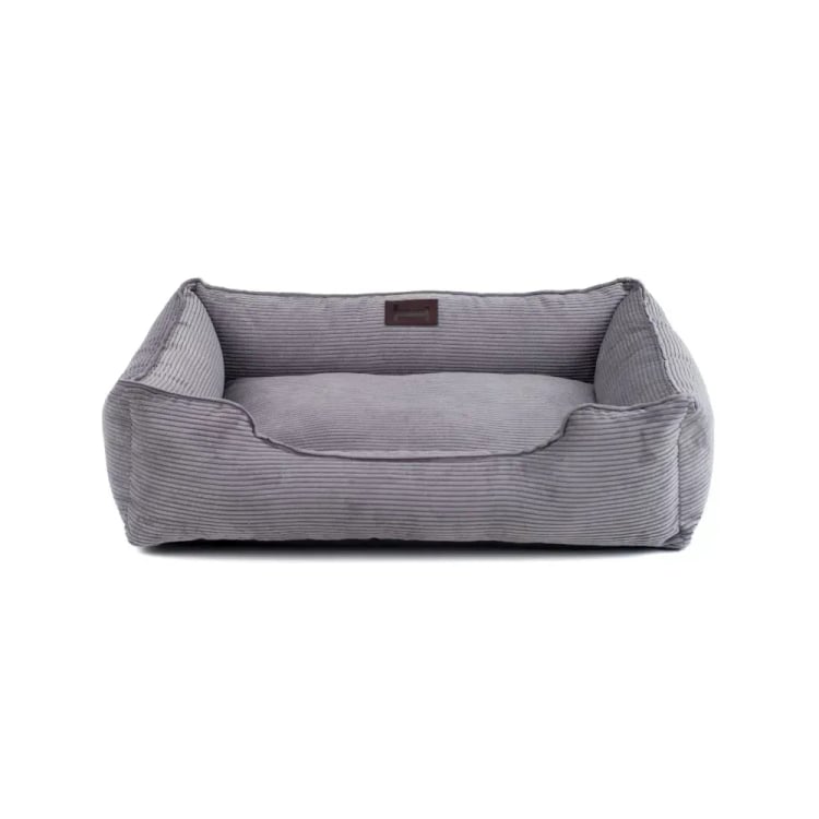 Harley and Cho М'який лежак з бортами Grey Velvet
