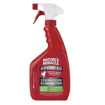 Natures Miracle Advanced Dog Stain and Odor Eliminator, спрей