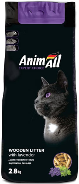 AnimAll Наповнювач деревний, з ароматом лаванди